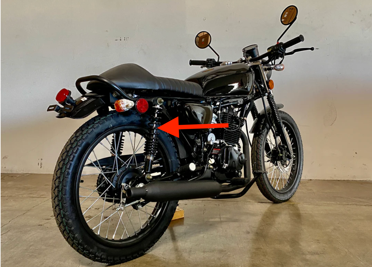 Venom Sportster rear shock | DF250RTG 250cc rear suspension absorber