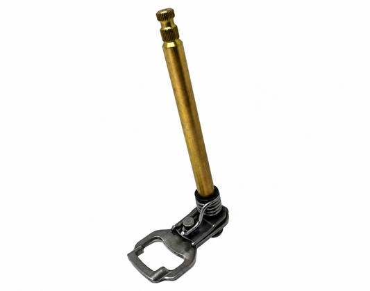 BD125-11 Venom X22 125cc internal gear shift shaft assembly 24301-I006-00000C with return spring, white background