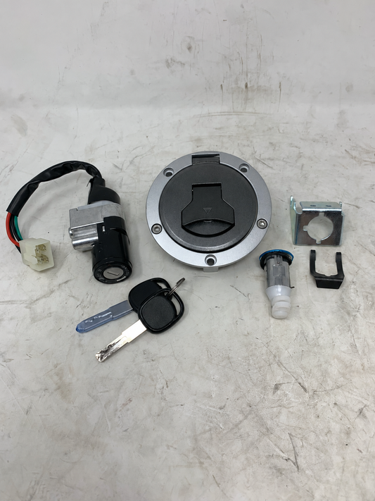 Ignition Key and Lock Set for BD125-7 X21RS Gen 3 Vader 125cc — product view 1
