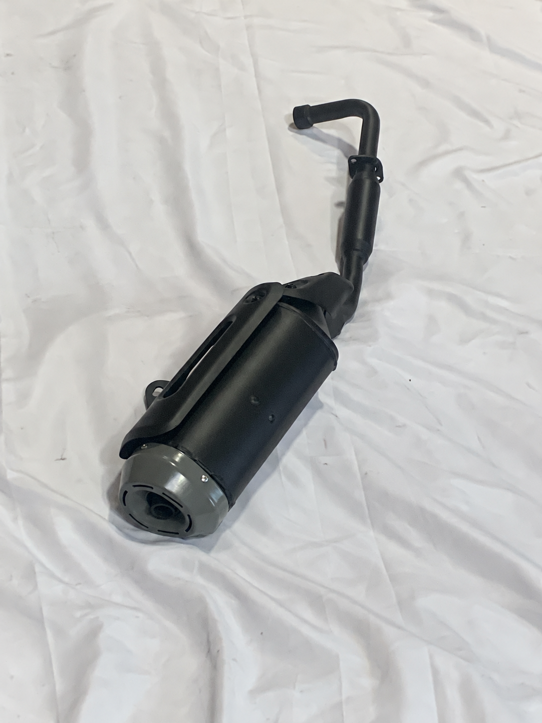 Full Exhaust Assembly with Muffler for BD125-7 X21RS Gen 3 Vader 125cc, part 10011079, product view 4