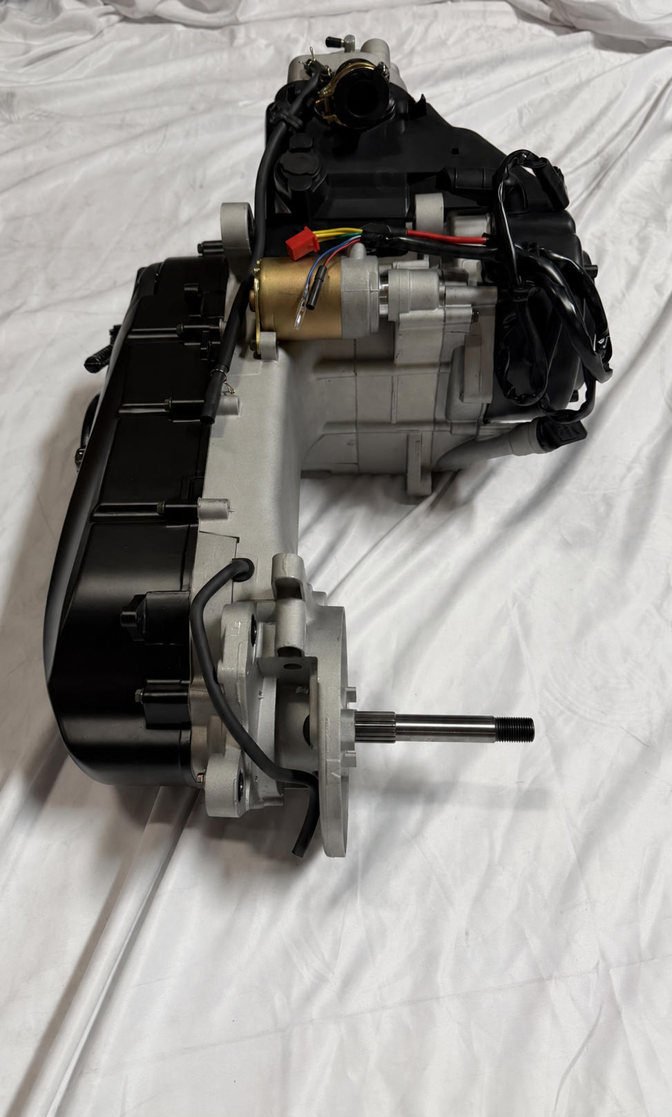 161QMK GY6 automatic engine 01010091 for DF200SST-23 Venom X19 200cc, view 2