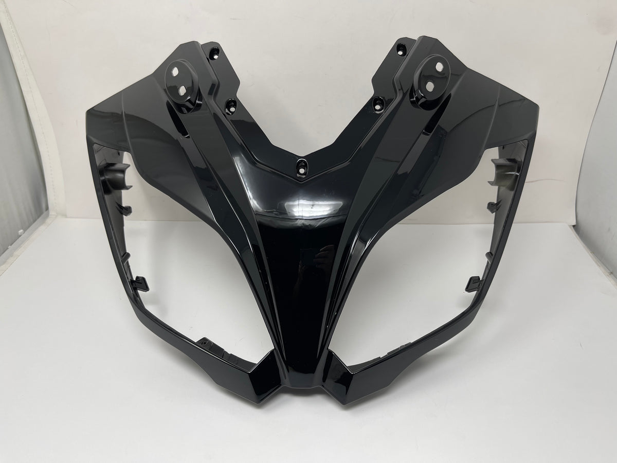 Black headlight fairing for BD125-11GT X22GT and BD125-11 X22 125cc, part 125011005