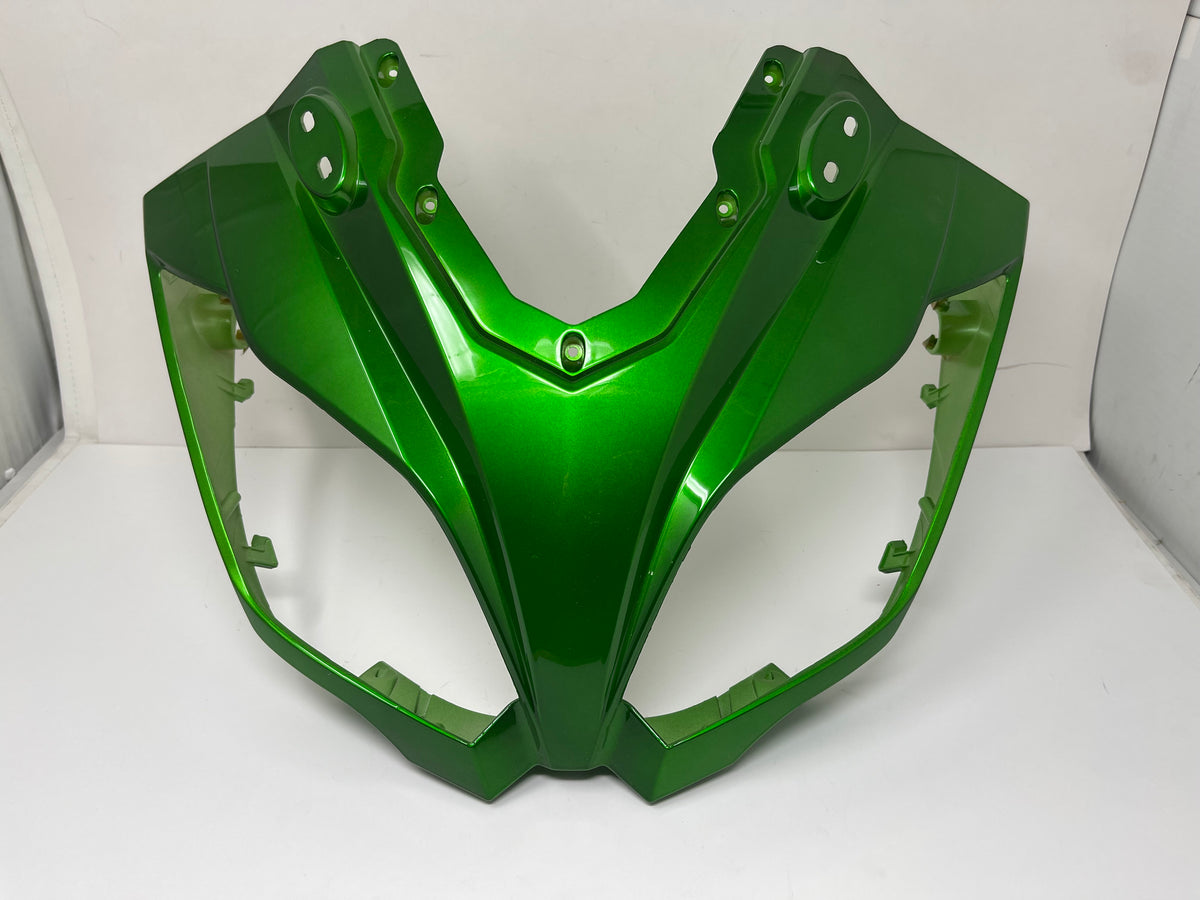 Green headlight fairing for BD125-11GT X22GT and BD125-11 X22 125cc, part 125011005