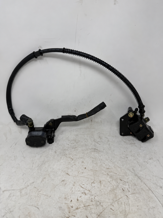Complete front hydraulic brake assembly for Venom X19 200cc DF200SST-23, with lever, master cylinder, hose and caliper