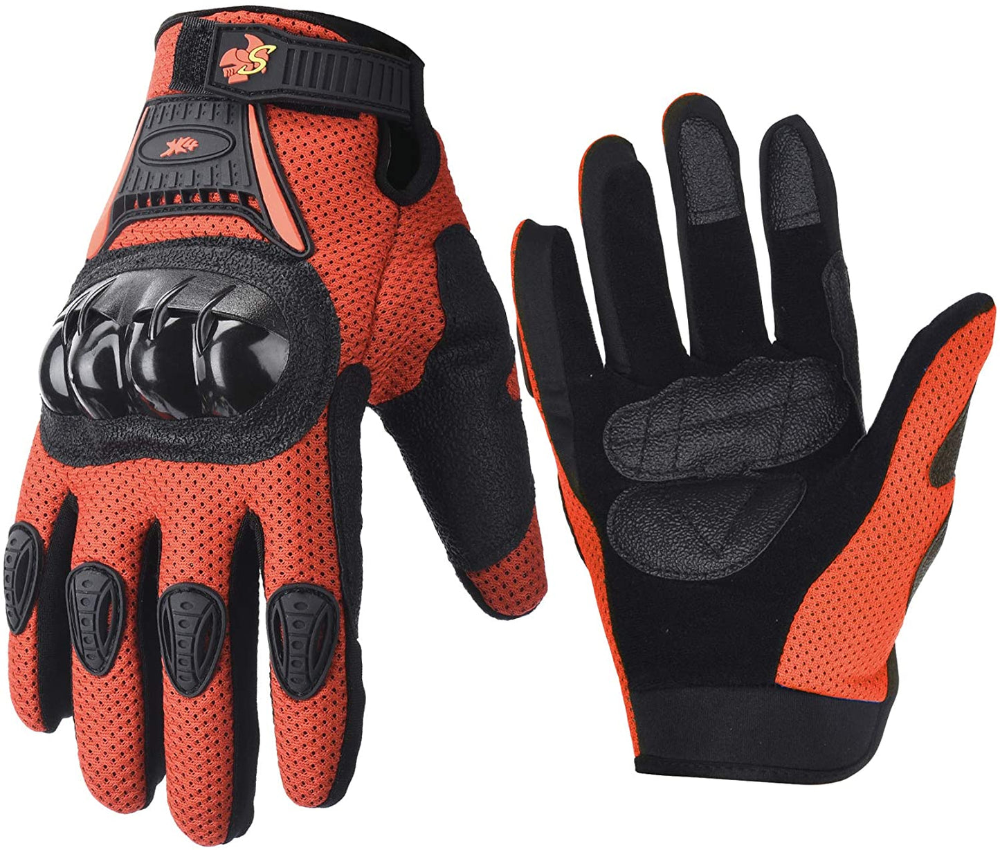 Motorcycle Gloves | Street Pocket Bike Full Finger Gloves | Motorcycle Knuckle Protected Gloves