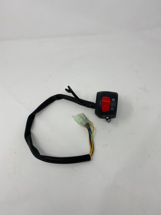 Right Combination Switch Assembly for Boom 125cc Motorcycles | Electric Start Switch for Honda Grom Clone | Kawasaki Ninja Clone | Ducati Monster Clone