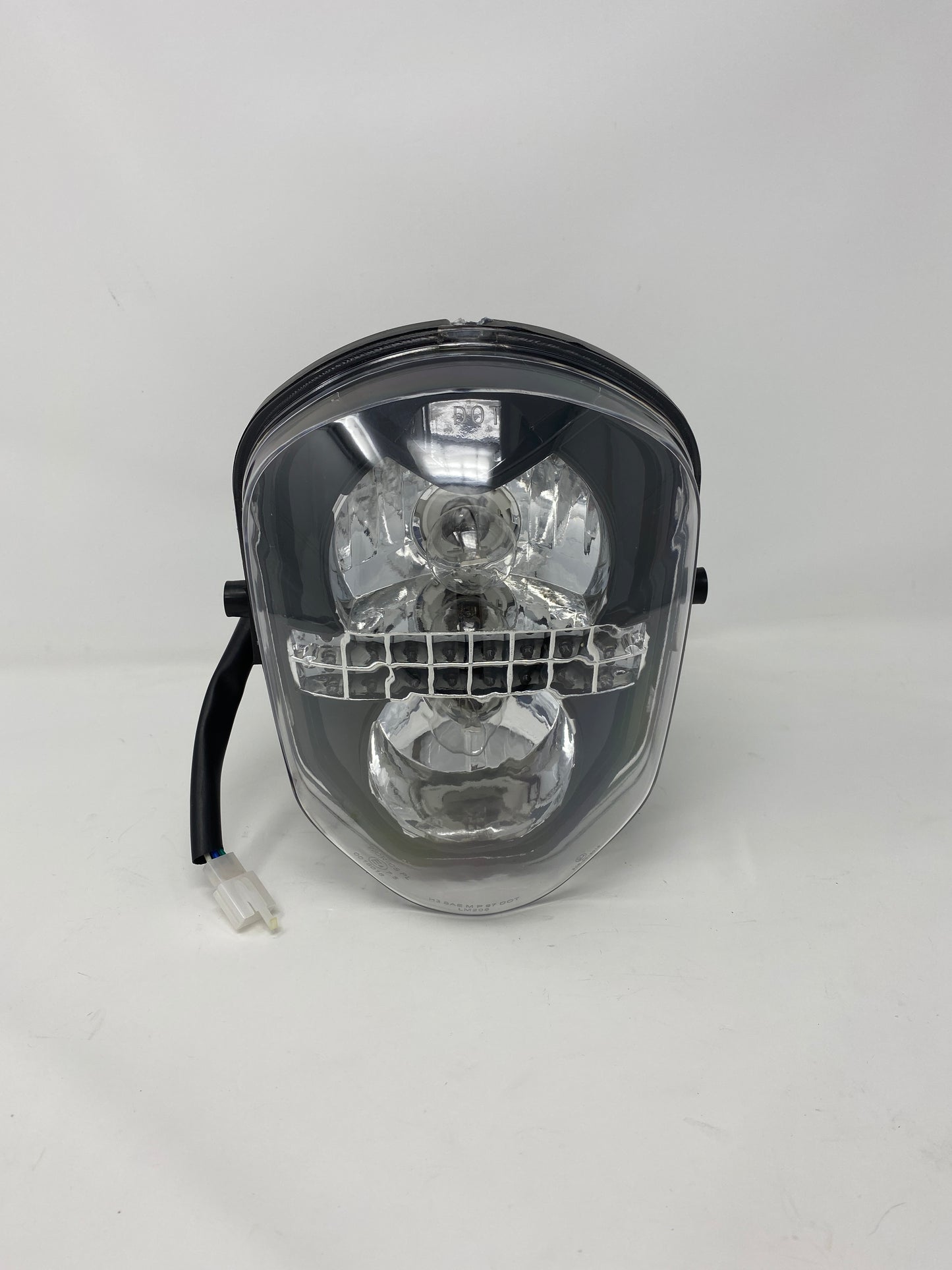 Headlight Assembly for BD125-15 | Boom Vader Motorcycle Parts | 125cc Grom Clone Front Headlight Assembly