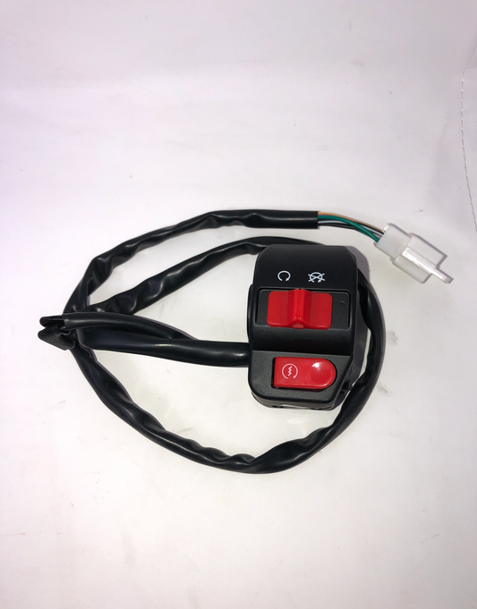 Right combination switch for DF50SST. Part # 10010077 for venom x18 50cc. Right control switch for DF50SST 10010077