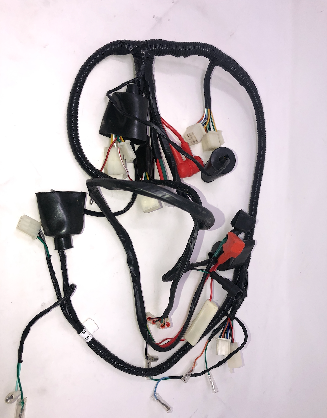 Part # 08010073 wiring harness for DF50SST Super Pocket bike. Venom X18 50cc wiring harness 08010073
