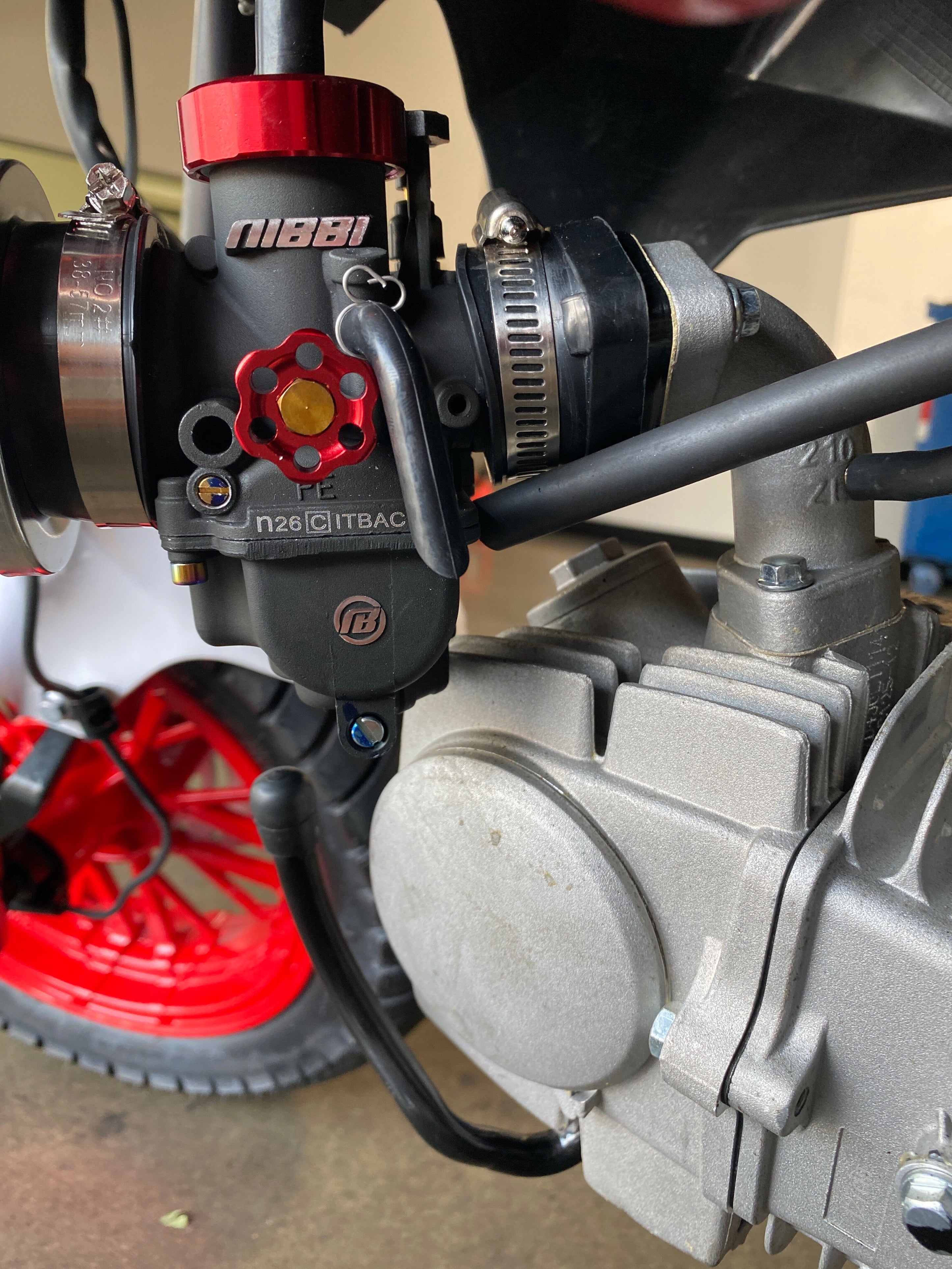 Nibbi VM22 Carburetor Upgrade Boom 125cc Upgraded Nibbi Racing